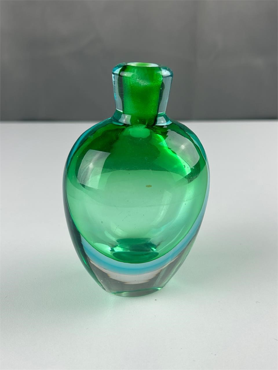 Pretty art glass bottle