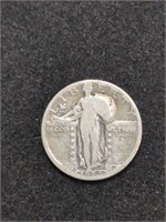 1926-S Standing Liberty Silver Quarter marked Fine