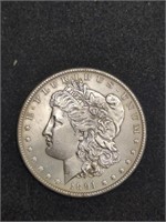 1891 Morgan Silver Dollar marked Brilliant