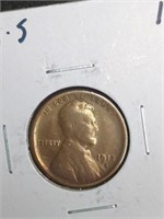 1913-S Lincoln Wheat Cent Penny Coin marked VF