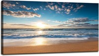 20" X 40" YP1950 Beach Pictures Wall Art