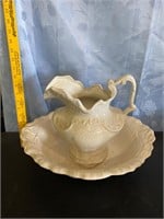 Vintage Pitcher and Bowl