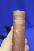 Hardcover Book 1896 on Robert Browning's Poems