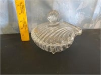 Clamshell Lidded Candy Dish