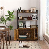 Easycom Cat Litter Box Enclosure Furniture