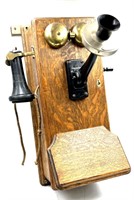 Antique Western Electric Company Crank Telephone