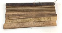 18thc southeast Asia, Palm leaf manuscript