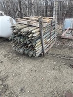 ****160 of 3"—4” treated fence posts