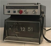 Vintage Lucien Piccard Flip Clock w/ Radio