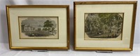 2 Prints of Dartmouth College & Yale College