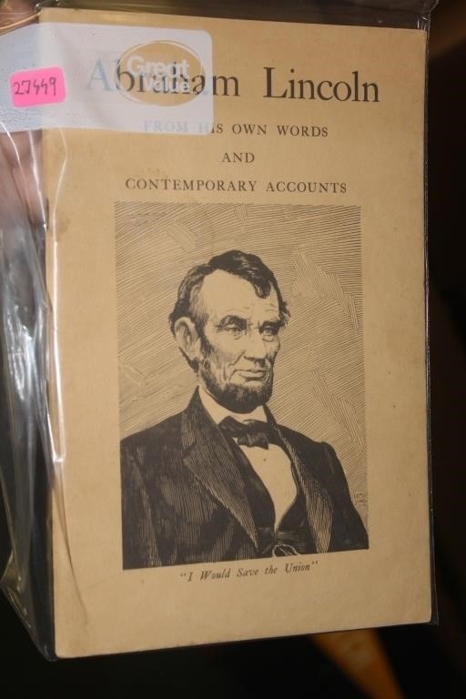 Pamphlet: Abraham Lincoln