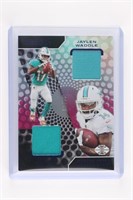 #52/75 WADDLE / LANDRY PATCH FOOTBALL CARD