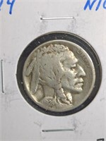 1924-S Buffalo Nickel Coin marked Fine