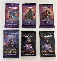 (6) x SEALED PACKS OF MAGIC CARDS