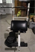Competitor Weight Bench Model WM 354 w/weights