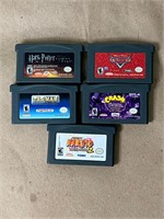 LOT OF 5 GAMEBOY ADVANCE GAMES