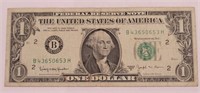 SCARCE 1963 $1 BARR NOTE