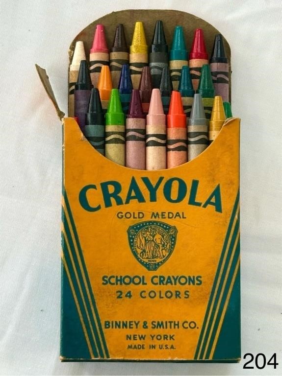 Unused Crayola 24 Count Gold Medal School Crayons