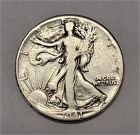 1941 SILVER WALKING LIBERTY HALF DOLLAR