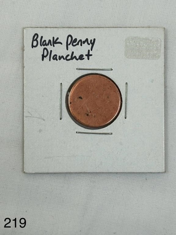 Blank Penny Planchet