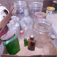 11 medicine bottles - Green glass 3-in-1 oil
