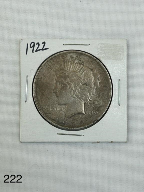 1922 Peace Dollar Coin