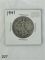 1941Walking Liberty Silver Half Dollar Coin