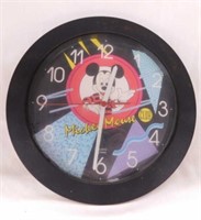 2 Mickey Mouse clocks - framed Mickey Mouse