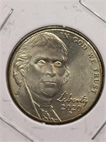 2020-p Jefferson nickel