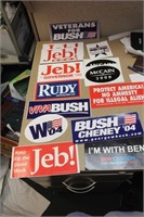 Lot of 14 Bush Stickers