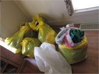 all bags of clothes