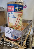 TINKER TOY CONTAINER, CDS, MISC