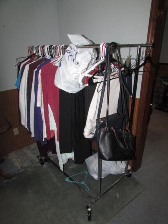 all womens clothes & metal stand