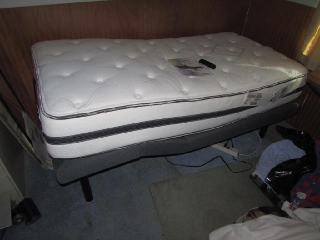 the edge adj. bed frame & beauty rest mattress