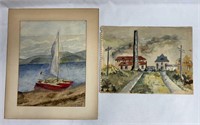 Sail Boat Painting & Factory Painting