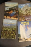 Lot of 4 Vintage Travel Booklets