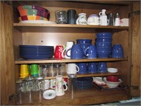 glasses,dishes & stoney hill dishes