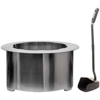 US Stove 31-Inch Stainless Fire Pit  Silver