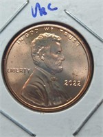 Uncirculated 2022 Lincoln penny