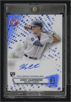 KERRY CARPENTER AUTO BASEBALL CARD