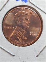 Uncirculated 2022P Lincoln penny