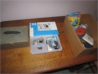 cashbox,hp camera & items