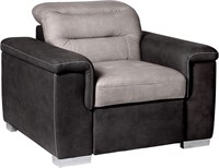 Homelegance Alfio Chair w/ Pull-Out Ottoman