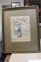 Vintage Japanese Watercolour