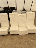 Chairs Set of (4). Missing legs on 1 Size 23 by