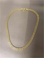 GOLD TONED NECKLACE 18" DOES NOT PASS MAGNET TEST