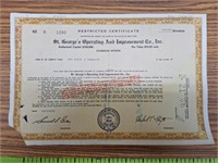 Stock certificate