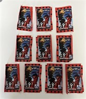 (10) x SEALED PACKS OF STICKER CARDS