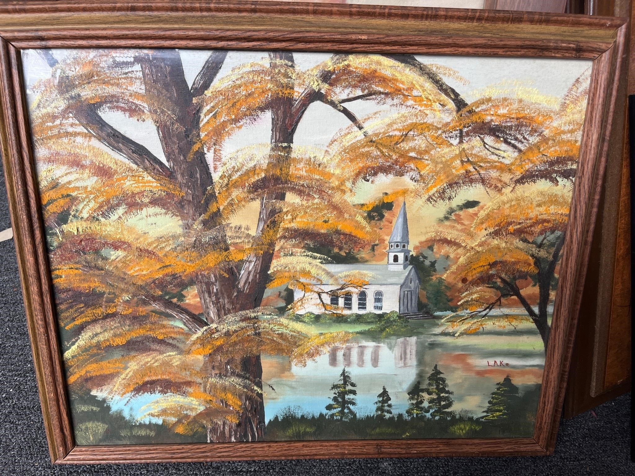Signed painting