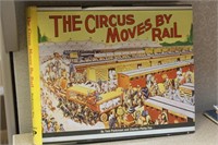 Hardcover Book: The Circus Moves by Rail